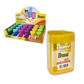 Üçgen Kalemtraş 2 Bıçaklı 1 Adet Renkli Brons Kalemtraş Üçgen 1 Adet - 3