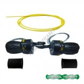 Hsgl Bisiklet Vites Kolu Sarı Göstergeli Sarı Dış Kablo Takım Bisiklet Vites Değiştiren Yol Şehir Dağ Bisikleti Bisiklet Yedek Parça - 3