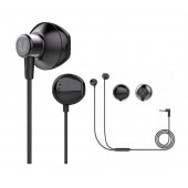 Wow Uiisii HM12 Mikrofonlu Kulakiçi 90° Kablolu Kulaklık - Hd Süper Güçlü Metal Bass - Siyah - 1