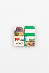 Nijerya Temalı Dörtlü Taş Magnet thumbnail 4