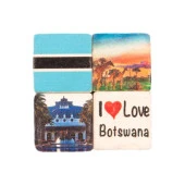 Botsvana Temalı Dörtlü Taş Magnet thumbnail 1