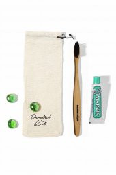 Pharma Acqua Dental Kit Doğal Bambu Orta sert Diş Fırçası + 10 ml Classıc Strong Mint - 1