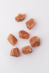 Turuncu Kalsit Doğal Taş Ham Parça - 1