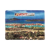 Seyşeller Temalı Taş Magnet thumbnail 1