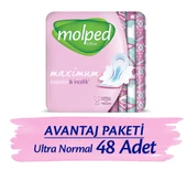 MOLPED ULTRA HİJYENİK PED NORMAL AVANTAJ PAKETİ 48 ADET - 1