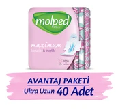 MOLPED ULTRA HİJYENİK PED UZUN AVANTAJ PAKETİ 40 ADET - 1