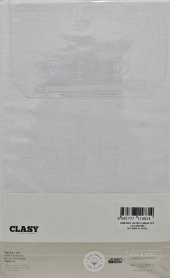 Clasy Çift Kişilik Lastikli Çarşaf Seti 180x200 V1 Beyaz - 2