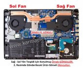 Monster Abra A5 V11.1, A5 V11.1.1 Notebook Fan (Sağ) - 6