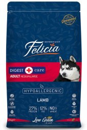 Felicia Az Tahıllı 3 Kg Yetişkin Kuzulu M Large Breed HypoAllergenic Köpek Maması - 1