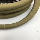 38CM Bej Renk Deri Direksiyon Kılıfı Geçmeli Model A+ İthal Ürün - 2