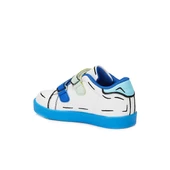 Vicco Picasso Işıklı Erkek Çocuk Beyaz/Saks Mavi Sneaker - 3