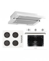 Exep Life Beyaz 3 Lü Ankastre Set (E4e-Eo320-Ef240) - 1