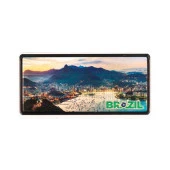 Brezilya Temalı Plaka Magnet thumbnail 1