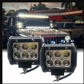 Offroad Sis Çalışma Lambası Turuncu Beyaz Cakar Modlu 12 Led 18W  A+ İthal Ürün - 1