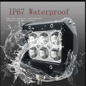 Offroad Sis Çalışma Lambası Turuncu Beyaz Cakar Modlu 12 Led 18W A+ İthal Ürün - 6