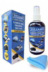 2 Adet Gözlük, Led, Ekran, Laptop, Tablet, Bilgisayar, Televizyon, Cep Telefonu, Kamera, Koruyucu Ve Parlatıcı Doğal Temizleme, Temizlik Seti – 250 ML Temizleyici - 2