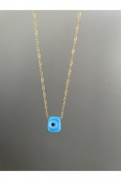 Mavi Nazar Boncuklu Kolye - 1