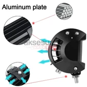 Offroad Sis Çalışma Lambası Turuncu Beyaz Cakar Modlu 24 Led 72W A+ İthal Ürün - 2