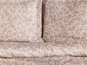 Çeyiz Diyarı Çift Kişilik Nehir Çift Taraflı Yatak Örtüsü Takımı Bej thumbnail 2