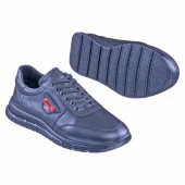 Siyah Dikiş Detaylı Bağcıklı Erkek Ayakkabı thumbnail 2