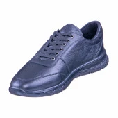 Siyah Dikiş Detaylı Bağcıklı Erkek Ayakkabı thumbnail 4