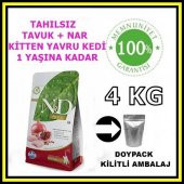 N&D tahılsız kitten yavru kedi maması 4 kg açık mama - 2