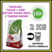N&D tahılsız kitten yavru kedi maması 2 kg açık mama - 2