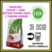 N&D tahılsız kitten yavru kedi maması 3 kg açık mama - 1