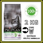 ProPlan sterilised hindili kısırlaştırılmış kedi maması 2 kg açık mama - 1