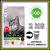 Proplan Sterilised Somonlu Kısırlaştırılmış Kedi Maması 2 Kg Açık Mama - 1
