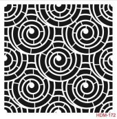 Cadence Home Decor Midi Stencil Boyama Şablonu 25x25 cm. HDM-172 - 1