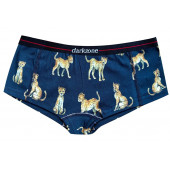 Darkzone Flamingo-Kaplan-Köpek Desenli Dijital Baskılı 3'lü Kadın Hipster - 4