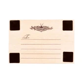 Zambiya Temalı Ahşap Kartpostal Magnet - 2