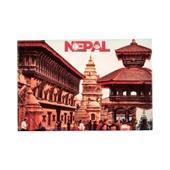 Nepal Temalı Ahşap Kartpostal Magnet thumbnail 1