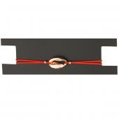 KL- PARLAK DENİZ KABUĞU BİLEKLİK KIRMIZI RR - 1