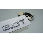 DK Tuning Audi 3.0T Bagaj Krom ABS 3M 3D Yazı Logo - 1