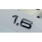 DK Tuning Audi 1.6 Bagaj Krom ABS 3M 3D Yazı Logo thumbnail 3