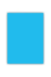 Keskin Color Fon Kartonu 50x70 Cm 110 GR Mavi (100 Adet Mavi Fon Kartonu) - 1