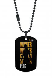 Pubg Siyah Renk Künye / Kolye DFT3303 - 1