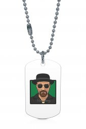 Heisenberg Breaking Bad Gümüş Renk Künye / Kolye DFT476 - 1