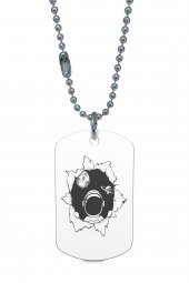 Astronot Gümüş Renk Künye / Kolye DFT5292 - 1