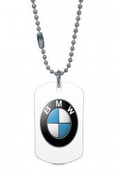 BMW Gümüş Renk Künye / Kolye DFT5745 - 1