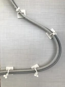 Plastik yapışkanlı kablo tutucu kelebek 100 lü paket - 2