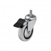 Hts Döner 3/8 Vidalı Frenli Mobilya Tekeri Çap : 74 mm Kod : 354 - 1