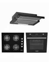 EXEP  START  SİYAH 3 LÜ ANKASTRE SET (E5E-EO230-EF260) - 1