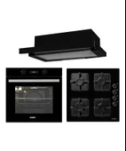 EXEP  START  SİYAH 3 LÜ ANKASTRE SET (E5E-EO230-EF260) thumbnail 1