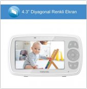 Motorola EASE34 4.3” Dijital Bebek Kamerası - 5