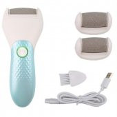 EN- USB Şarjlı 3 Başlıklı Ayak Törpüsü, Nasır Temizleyici Pedikür Cihazı. - 2