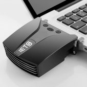 Bilgisayar Dizüstü Soğutucusu Soğutma Pedi Laptop Fanı Hızlı Soğutucu Notebook Sıcaklık Göstergesi - 1
