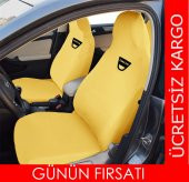 Dacia Logolu Penye Oto Servis Kılıfı Likrali Kumaş A+ Yerli Üretim - 7